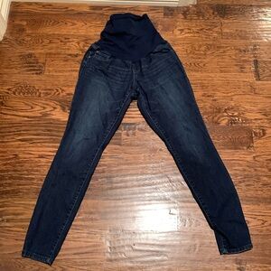 Jessica simpson medium dark blue skinny maternity jeans, EUC